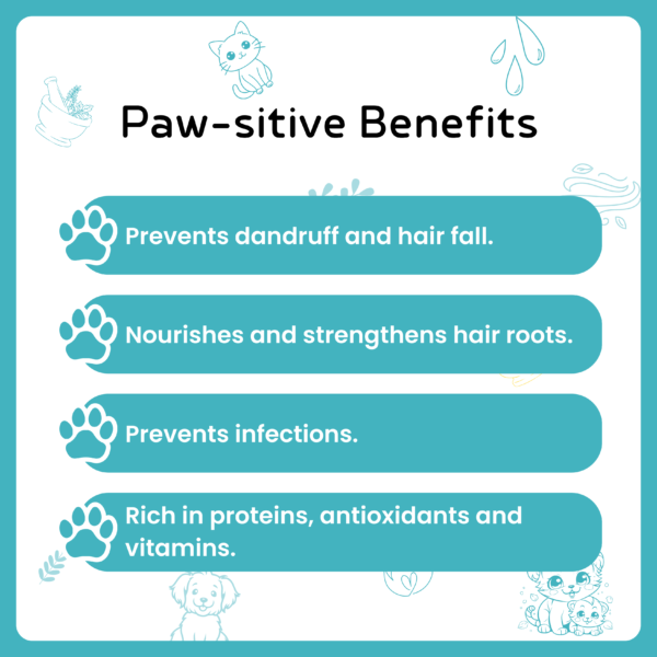 Bhringraj & Methi Dana Shampoo For Dogs & Cats - Image 4
