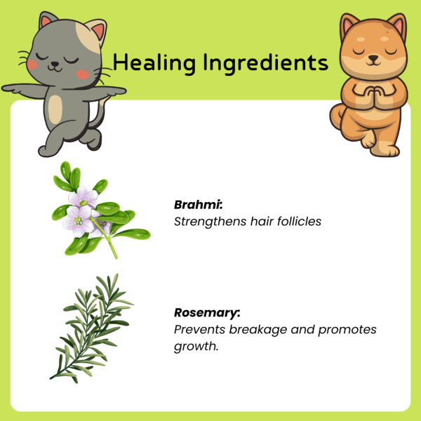 Brahmi & Rosemary Shampoo For Dogs & Cats - Image 5