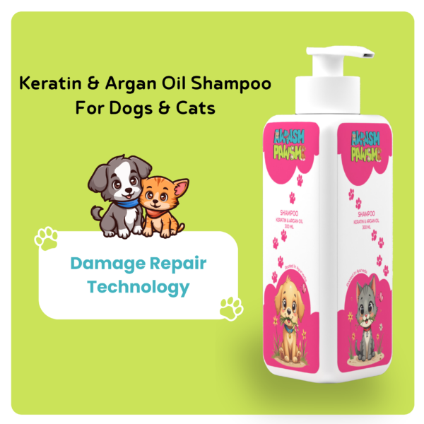 Keratin & Argan Oil Shampoo For Dogs & Cats - Image 3